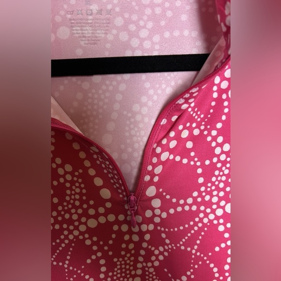 Gottex Women's Pink performance top,3/4 zip,mesh,gorpcore, Athleisure,athletic - Picture 4 of 13
